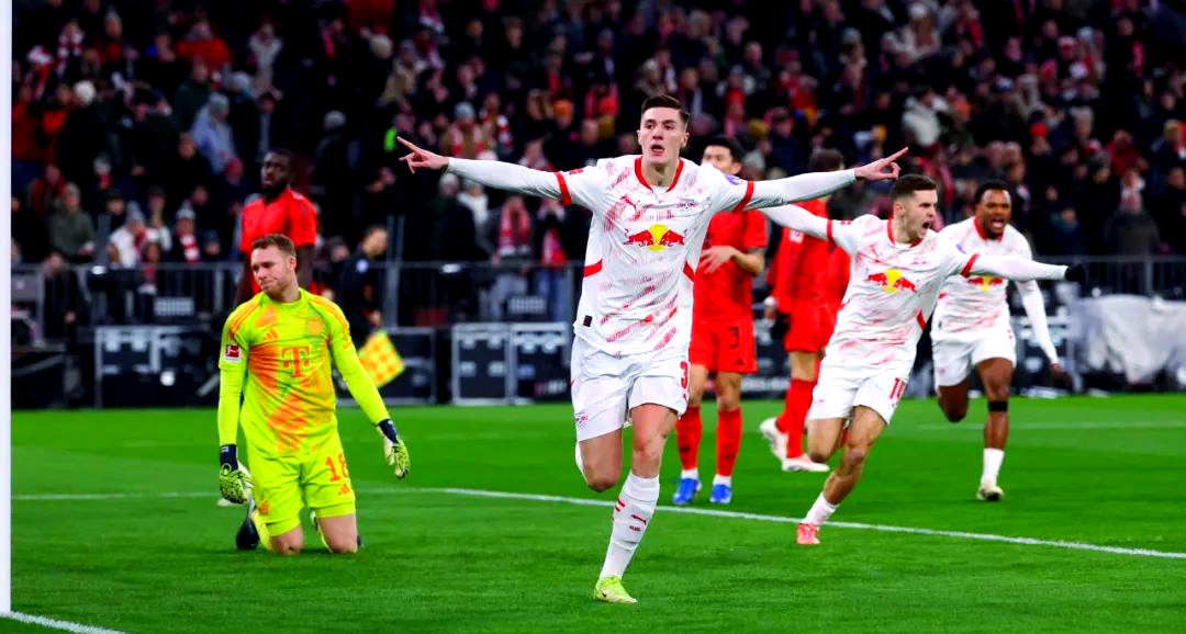 拜仁大胜莱比锡，成功晋级四强